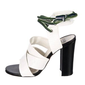 MSGM Colorblock Pattern Sandals - size 38
